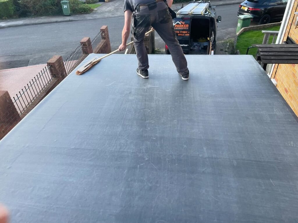 EPDM rubber roofing in Cardiff